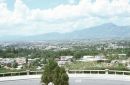 View from Statue of Justice, Santiago
